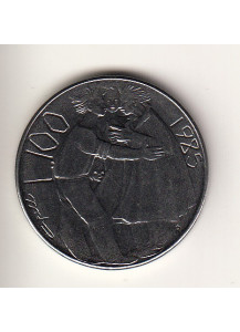 1985 100 Lire Acmonital Senso di Responsabilità Fior di Conio San Marino